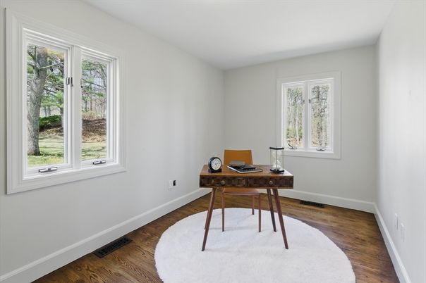 Home Office, Interior, Wood Texture Flooring