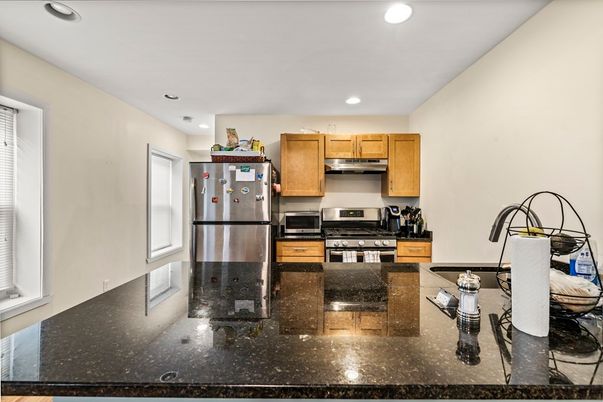 Interior, Kitchen, Recessed Lighting, Stainless Steel Appliances