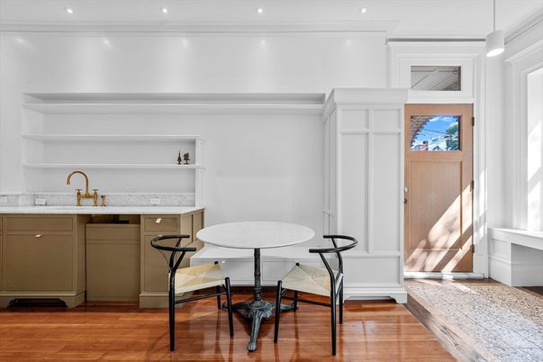 Interior, Pendant Lights, Recessed Lighting, Wood Texture Flooring