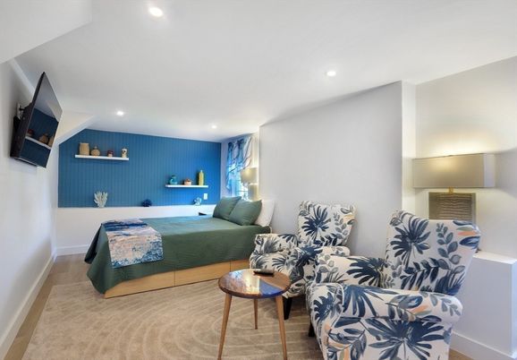 Bedroom, Interior, Recessed Lighting