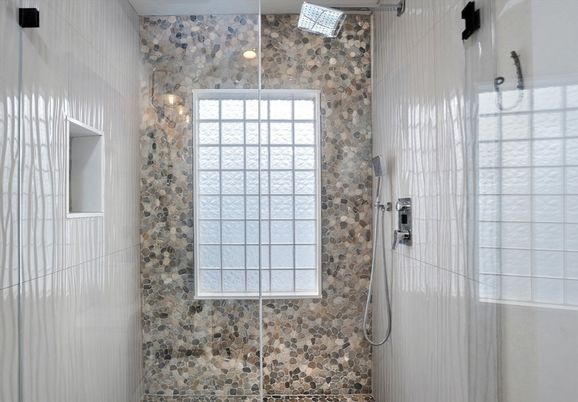 Bathroom, Glass Shower, Interior