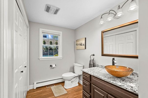 Bathroom, Interior, Wood Texture Flooring