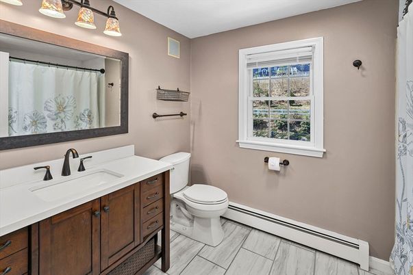 Bathroom, Interior, Wood Texture Flooring