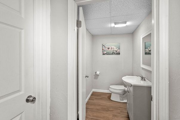 Bathroom, Interior, Wood Texture Flooring