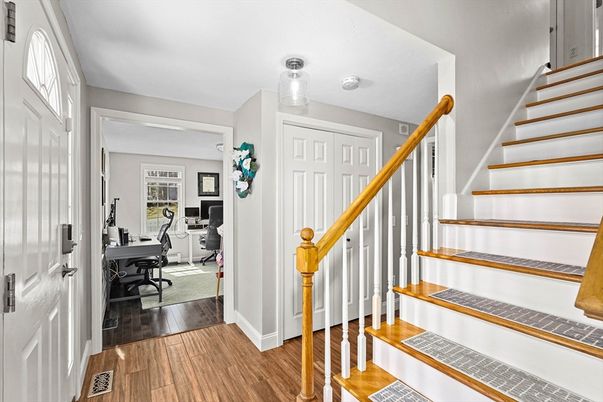 Home Office, Interior, Wood Texture Flooring