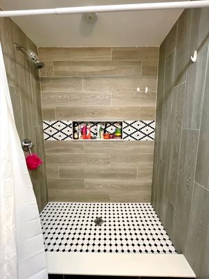 Bathroom, Interior, Wooden Walls