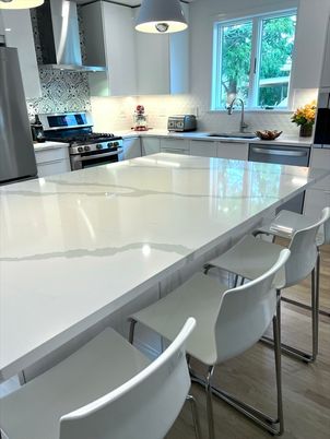 Interior, Kitchen, Pendant Lights, Stainless Steel Appliances, Wood Texture Flooring