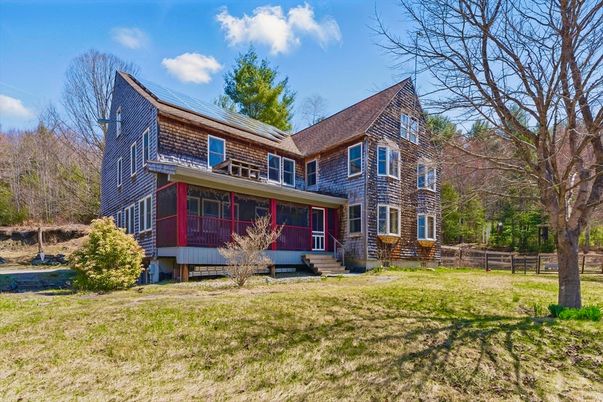 Backyard, Exterior, Facade, Solar Panels, Cape Cod