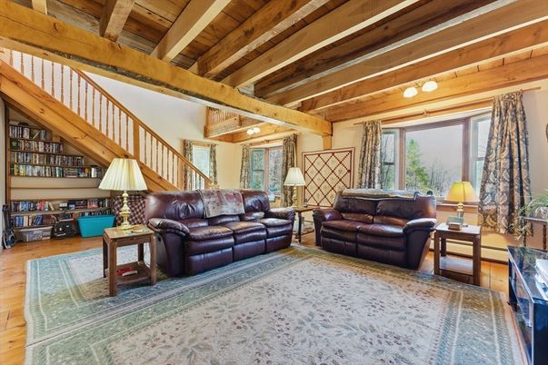 Interior, Living room, Wooden Beams, Wooden Ceilings, Wood Texture Flooring