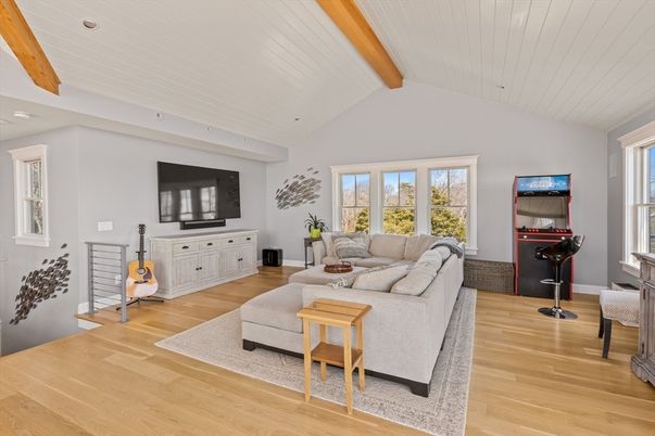 Interior, Living room, Wooden Beams, Wood Texture Flooring