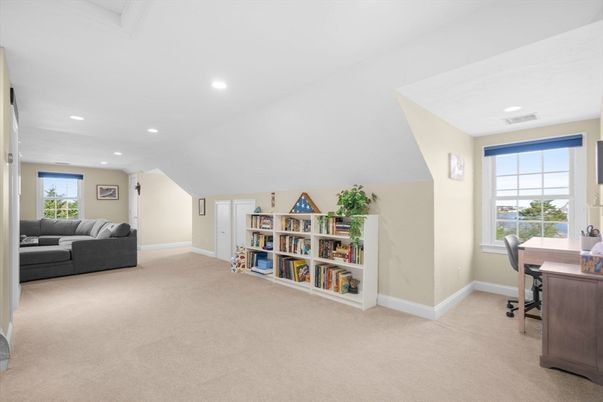 Home Office, Interior, Recessed Lighting