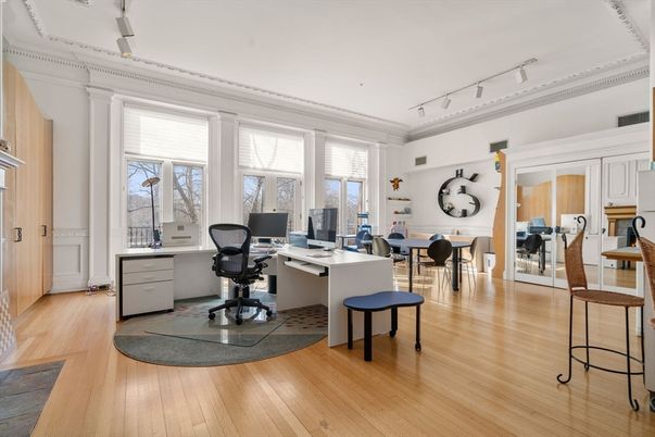Home Office, Interior, Wood Texture Flooring