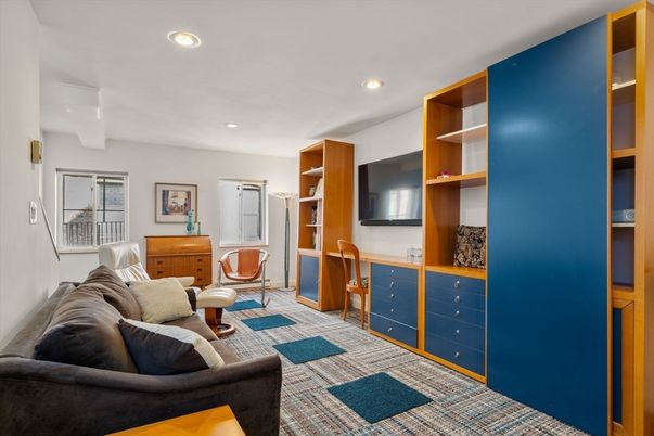 Interior, Living room, Recessed Lighting