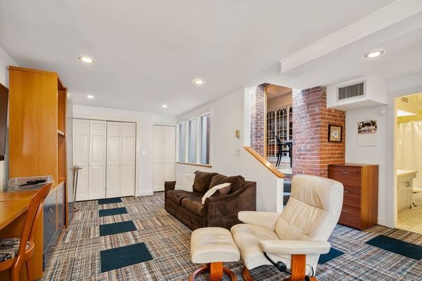 Interior, Recessed Lighting, Stone Walls