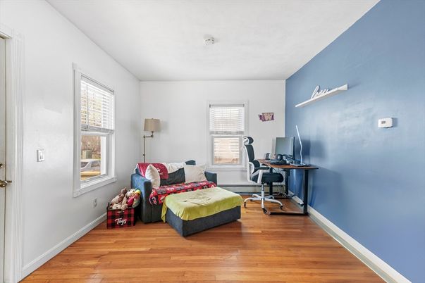 Home Office, Interior, Wood Texture Flooring