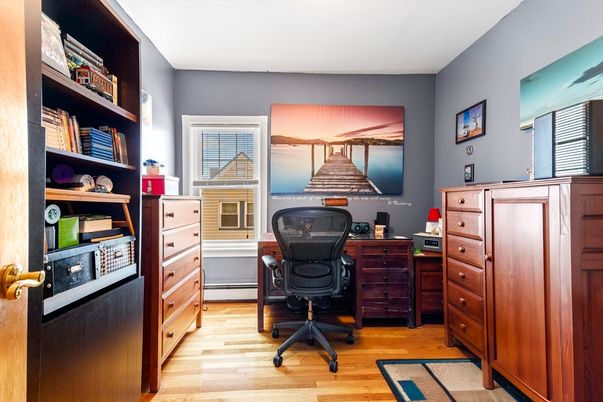 Home Office, Interior, Wood Texture Flooring