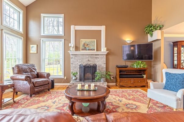 Fireplace, Interior, Living room, Wood Texture Flooring