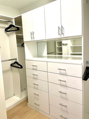 Interior, Walk-in Closets, Wood Texture Flooring