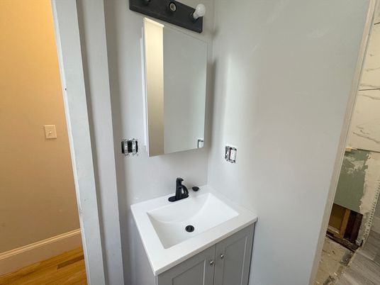 Bathroom, Interior, Wood Texture Flooring