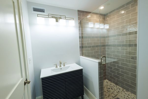 Bathroom, Glass Shower, Interior