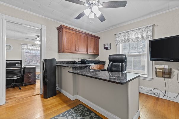 Home Office, Interior, Wood Texture Flooring