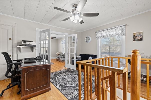 Home Office, Interior, Wood Texture Flooring
