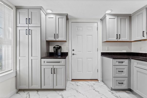 Interior, Kitchen, Marble, Recessed Lighting