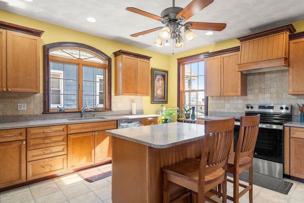 Interior, Kitchen, Recessed Lighting, Stainless Steel Appliances