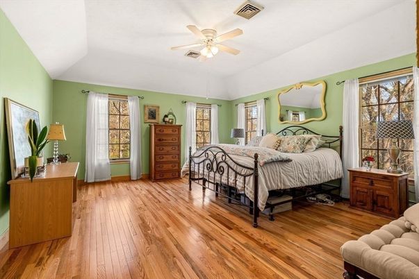 Bedroom, Interior, Wood Texture Flooring