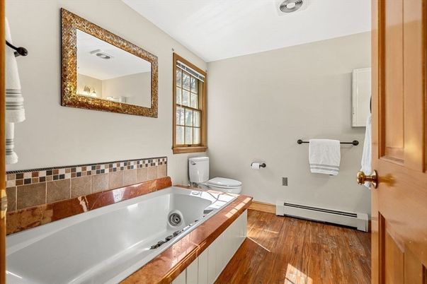 Bathroom, Interior, Wood Texture Flooring