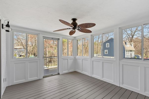 Empty room, Interior, Sun Room, Wood Texture Flooring