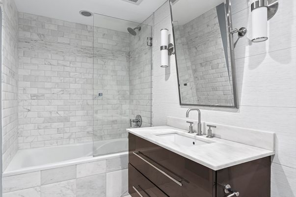 Bathroom, Glass Shower, Interior