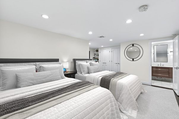 Bedroom, Interior, Recessed Lighting