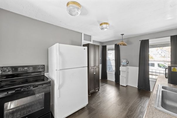 Interior, Kitchen, Wood Texture Flooring
