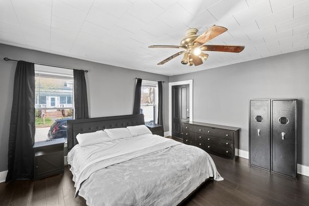 Bedroom, Interior, Wood Texture Flooring
