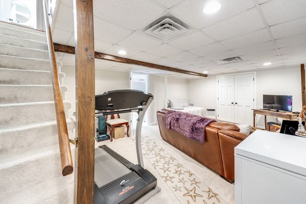 Bedroom, Fitness Equipment, Interior, Recessed Lighting