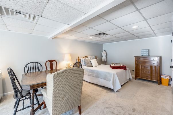 Bedroom, Dining room, Interior, Recessed Lighting