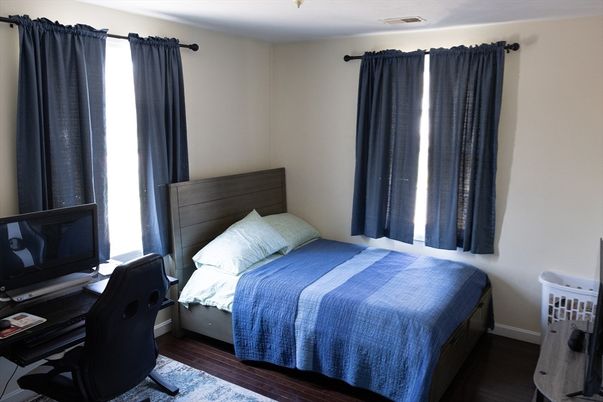 Bedroom, Home Office, Interior, Wood Texture Flooring