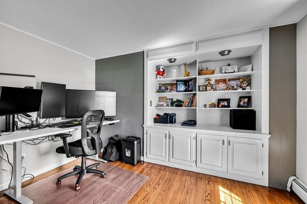 Home Office, Interior, Wood Texture Flooring