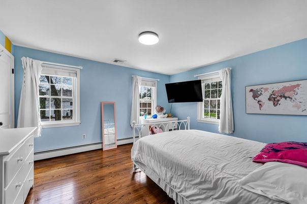 Bedroom, Interior, Wood Texture Flooring