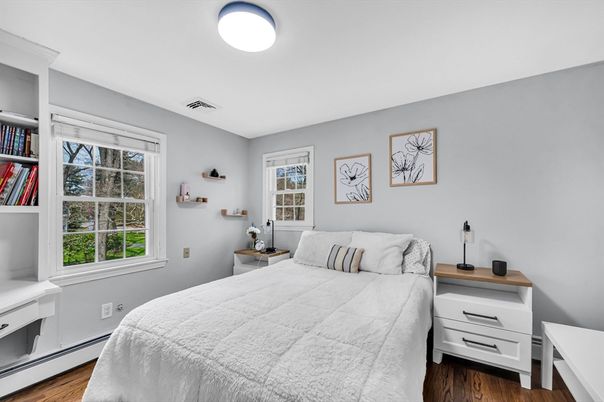 Bedroom, Interior, Wood Texture Flooring