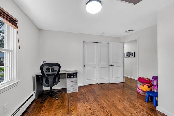 Home Office, Interior, Wood Texture Flooring