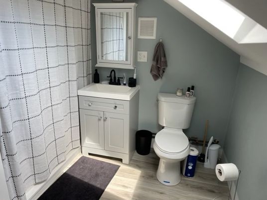 Bathroom, Interior, Wood Texture Flooring