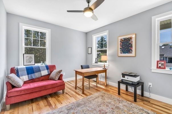 Home Office, Interior, Wood Texture Flooring