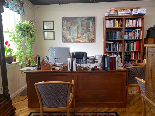 Home Office, Interior, Wood Texture Flooring