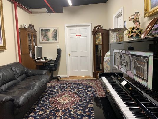 Home Office, Interior, Piano