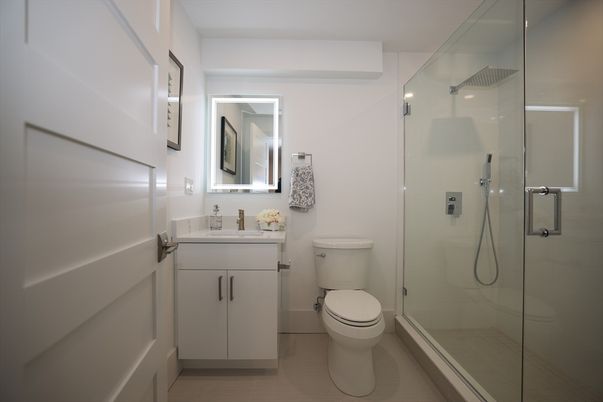 Bathroom, Glass Shower, Interior