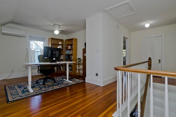 Home Office, Interior, Wood Texture Flooring