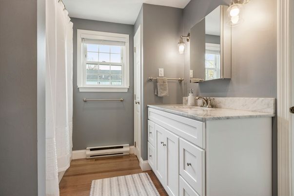 Bathroom, Interior, Wood Texture Flooring