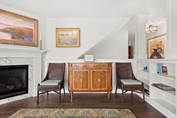 Fireplace, Interior, Wood Texture Flooring